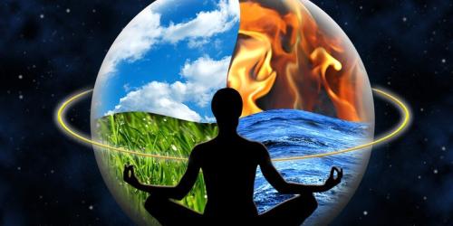 Transpersonal therapy with four elements.